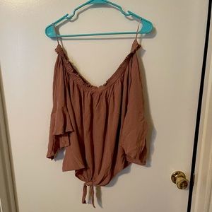 Tie Front Off the Shoulder